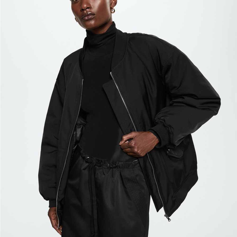 Black Bomber Jacket